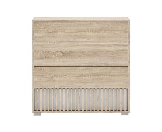 Συρταριέρα Bruse pakoworld μελαμίνη σε sonoma-oak απόχρωση 96.7x40.5x92.9εκ - ΣΥΡΤΑΡΙΕΡΕΣ - ΤΟΥΑΛΕΤΕΣ στο Milonadakis.gr