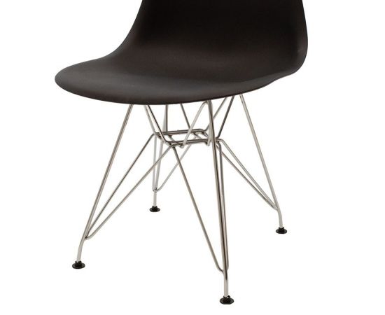 Καρέκλα Adelle pakoworld PP μαύρο-inox πόδι 46x55x81εκ - ΚΑΡΕΚΛΕΣ - ΠΟΛΥΘΡΟΝΕΣ ΕΣ. στο Milonadakis.gr
