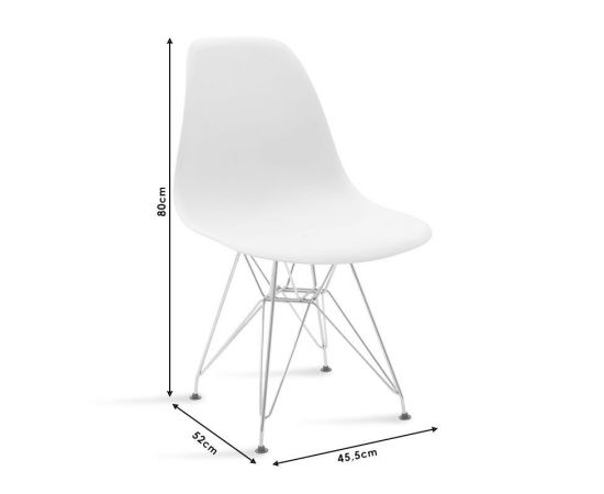 Καρέκλα Adelle pakoworld PP μαύρο-inox πόδι 46x55x81εκ - ΚΑΡΕΚΛΕΣ - ΠΟΛΥΘΡΟΝΕΣ ΕΣ. στο Milonadakis.gr