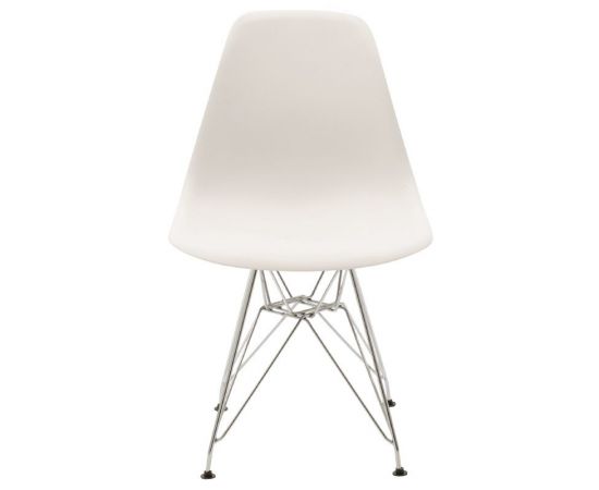 Καρέκλα Adelle pakoworld PP λευκό-inox πόδι 46x55x81εκ - ΚΑΡΕΚΛΕΣ - ΠΟΛΥΘΡΟΝΕΣ ΕΣ. στο Milonadakis.gr