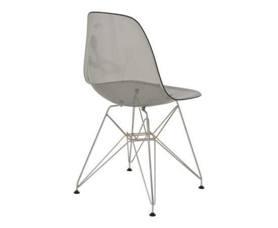 Καρέκλα Adelle pakoworld PP διάφανο γκρι-inox πόδι 46x55x81εκ - ΚΑΡΕΚΛΕΣ - ΠΟΛΥΘΡΟΝΕΣ ΕΣ. στο Milonadakis.gr