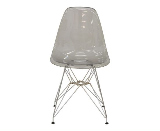 Καρέκλα Adelle pakoworld PP διάφανο γκρι-inox πόδι 46x55x81εκ - ΚΑΡΕΚΛΕΣ - ΠΟΛΥΘΡΟΝΕΣ ΕΣ. στο Milonadakis.gr