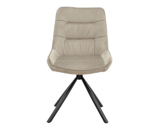 Καρέκλα Wori pakoworld μπεζ βελούδο-πόδι μαύρο μέταλλο 48x56x82εκ - ΚΑΡΕΚΛΕΣ - ΠΟΛΥΘΡΟΝΕΣ ΕΣ. στο Milonadakis.gr