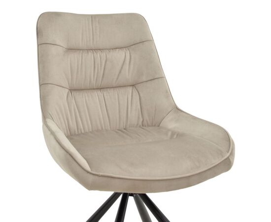 Καρέκλα Wori pakoworld μπεζ βελούδο-πόδι μαύρο μέταλλο 48x56x82εκ - ΚΑΡΕΚΛΕΣ - ΠΟΛΥΘΡΟΝΕΣ ΕΣ. στο Milonadakis.gr