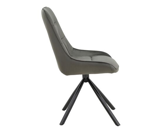 Καρέκλα Wori pakoworld ανθρακί βελούδο-πόδι μαύρο μέταλλο 48x56x82εκ - ΚΑΡΕΚΛΕΣ - ΠΟΛΥΘΡΟΝΕΣ ΕΣ. στο Milonadakis.gr