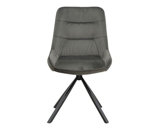 Καρέκλα Wori pakoworld ανθρακί βελούδο-πόδι μαύρο μέταλλο 48x56x82εκ - ΚΑΡΕΚΛΕΣ - ΠΟΛΥΘΡΟΝΕΣ ΕΣ. στο Milonadakis.gr