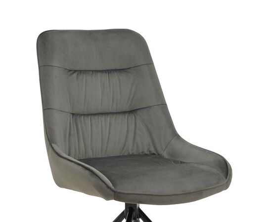 Καρέκλα Wori pakoworld ανθρακί βελούδο-πόδι μαύρο μέταλλο 48x56x82εκ - ΚΑΡΕΚΛΕΣ - ΠΟΛΥΘΡΟΝΕΣ ΕΣ. στο Milonadakis.gr