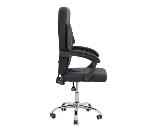 Καρέκλα γραφείου διευθυντή Glorin pakoworld μαύρο pu 60x68x128εκ - ΚΑΡΕΚΛΕΣ ΓΡΑΦΕΙΟΥ στο Milonadakis.gr