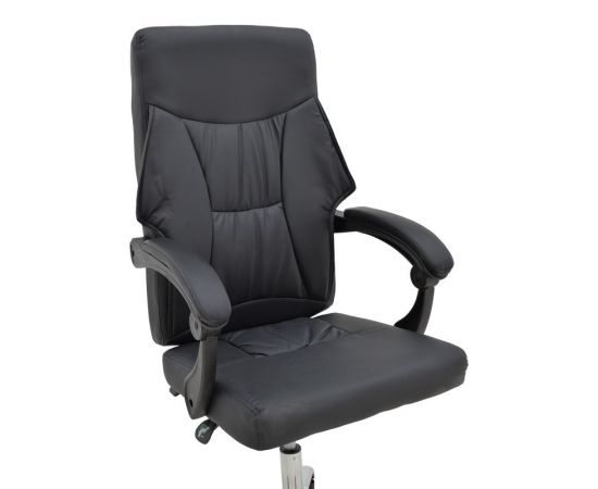Καρέκλα γραφείου διευθυντή Glorin pakoworld μαύρο pu 60x68x128εκ - ΚΑΡΕΚΛΕΣ ΓΡΑΦΕΙΟΥ στο Milonadakis.gr