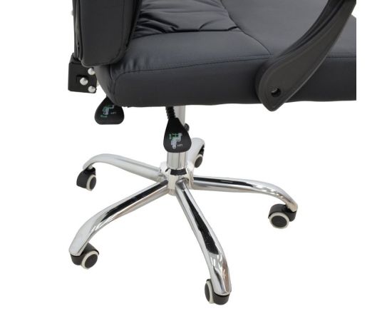 Καρέκλα γραφείου διευθυντή Glorin pakoworld μαύρο pu 60x68x128εκ - ΚΑΡΕΚΛΕΣ ΓΡΑΦΕΙΟΥ στο Milonadakis.gr