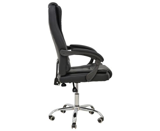 Καρέκλα γραφείου διευθυντή Toronsi pakoworld μαύρο pu 60x68x128εκ - ΚΑΡΕΚΛΕΣ ΓΡΑΦΕΙΟΥ στο Milonadakis.gr