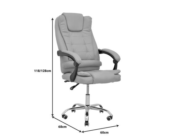 Καρέκλα γραφείου διευθυντή Toronsi pakoworld μπεζ pu 60x68x128εκ - ΚΑΡΕΚΛΕΣ ΓΡΑΦΕΙΟΥ στο Milonadakis.gr