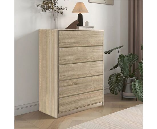 Συρταριέρα Kuanger pakoworld mdf σε φυσική απόχρωση 80x40x109εκ - ΣΥΡΤΑΡΙΕΡΕΣ - ΤΟΥΑΛΕΤΕΣ στο Milonadakis.gr