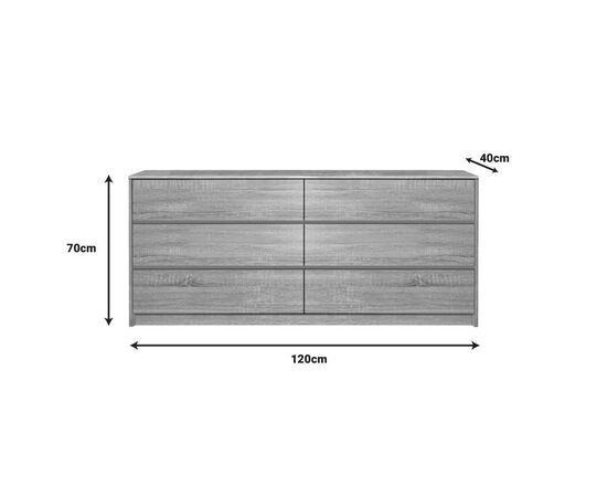 Συρταριέρα Kuanger pakoworld mdf σε φυσική απόχρωση 120x40x70εκ - ΣΥΡΤΑΡΙΕΡΕΣ - ΤΟΥΑΛΕΤΕΣ στο Milonadakis.gr