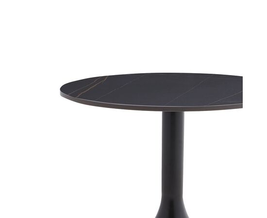 Βοηθητικό τραπέζι Fabron Inart μαύρο sintered stone Φ50x52εκ - ΒΟΗΘΗΤΙΚΑ ΤΡΑΠΕΖΑΚΙΑ στο Milonadakis.gr