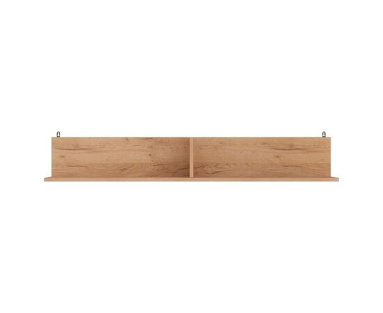 Ραφιέρα τοίχου Drowel pakoworld μελαμίνης σε oak απόχρωση 130x21.6x20εκ - ΡΑΦΙΑ ΤΟΙΧΟΥ στο Milonadakis.gr