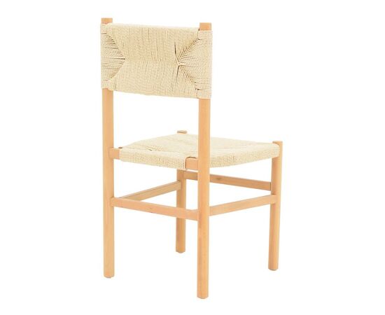 Καρέκλα Oarvine pakoworld φυσικό rubberwood-φυσικό σχοινί 46x52x88εκ - ΚΑΡΕΚΛΕΣ - ΠΟΛΥΘΡΟΝΕΣ ΕΣ. στο Milonadakis.gr