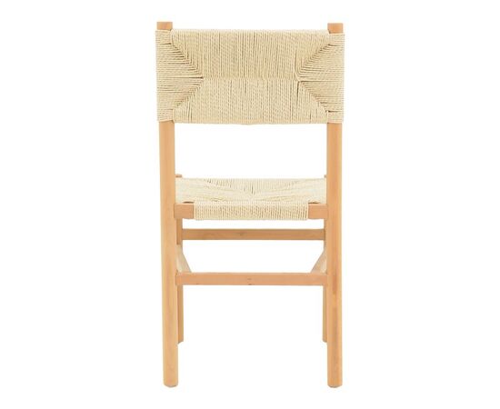 Καρέκλα Oarvine pakoworld φυσικό rubberwood-φυσικό σχοινί 46x52x88εκ - ΚΑΡΕΚΛΕΣ - ΠΟΛΥΘΡΟΝΕΣ ΕΣ. στο Milonadakis.gr