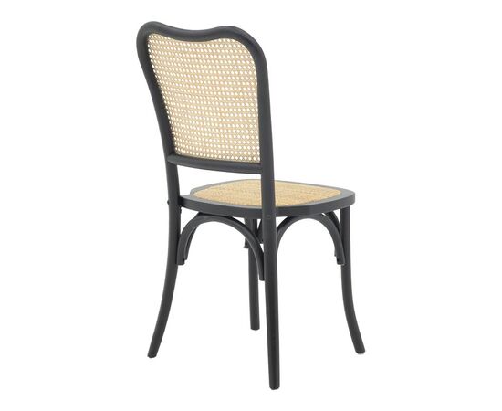 Καρέκλα Zozele pakoworld φυσικό rattan pe-μαύρο toon wood 45x51x88εκ - ΚΑΡΕΚΛΕΣ - ΠΟΛΥΘΡΟΝΕΣ ΕΣ. στο Milonadakis.gr