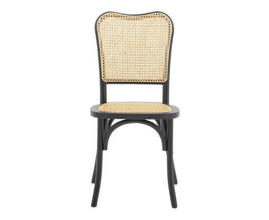 Καρέκλα Zozele pakoworld φυσικό rattan pe-μαύρο toon wood 45x51x88εκ - ΚΑΡΕΚΛΕΣ - ΠΟΛΥΘΡΟΝΕΣ ΕΣ. στο Milonadakis.gr