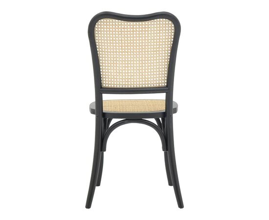 Καρέκλα Zozele pakoworld φυσικό rattan pe-μαύρο toon wood 45x51x88εκ - ΚΑΡΕΚΛΕΣ - ΠΟΛΥΘΡΟΝΕΣ ΕΣ. στο Milonadakis.gr