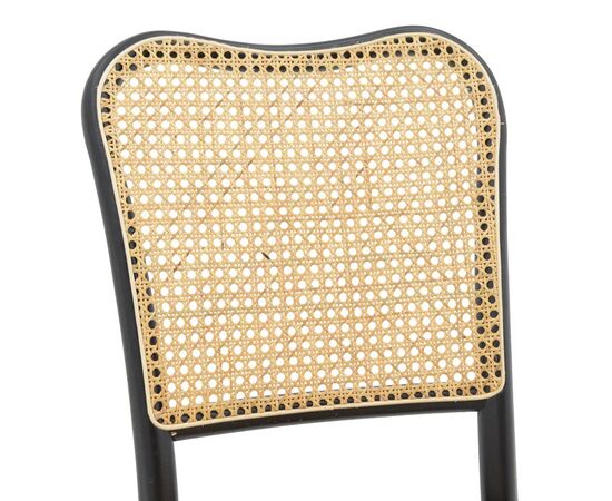 Καρέκλα Zozele pakoworld φυσικό rattan pe-μαύρο toon wood 45x51x88εκ - ΚΑΡΕΚΛΕΣ - ΠΟΛΥΘΡΟΝΕΣ ΕΣ. στο Milonadakis.gr