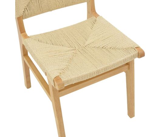 Καρέκλα Arten pakoworld σχοινί-rubberwood σε φυσική απόχρωση 60x55x85εκ - ΚΑΡΕΚΛΕΣ - ΠΟΛΥΘΡΟΝΕΣ ΕΣ. στο Milonadakis.gr