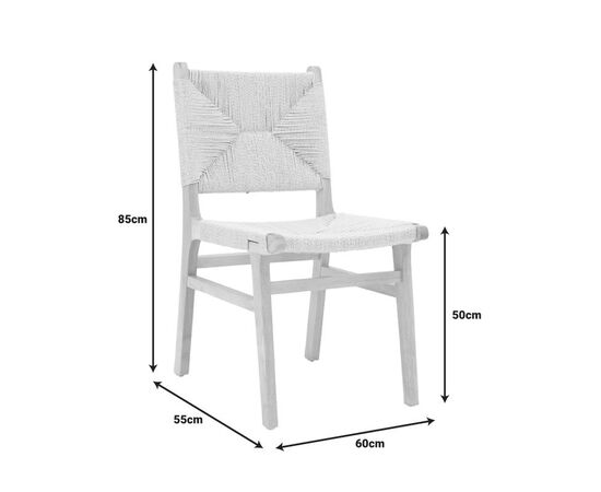 Καρέκλα Arten pakoworld σχοινί-rubberwood σε φυσική απόχρωση 60x55x85εκ - ΚΑΡΕΚΛΕΣ - ΠΟΛΥΘΡΟΝΕΣ ΕΣ. στο Milonadakis.gr