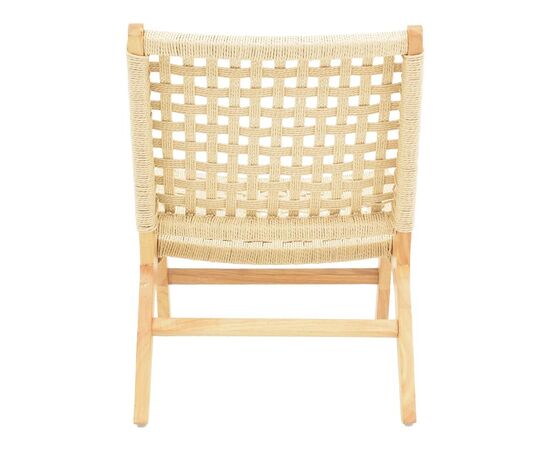 Πολυθρόνα Polisin pakoworld σχοινί-rubberwood σε φυσική απόχρωση 55x80x77εκ - ΚΑΡΕΚΛΕΣ - ΠΟΛΥΘΡΟΝΕΣ ΕΣ. στο Milonadakis.gr