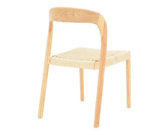 Καρέκλα Tavrine pakoworld σχοινί-rubberwood σε φυσική απόχρωση 47x59x78εκ - ΚΑΡΕΚΛΕΣ - ΠΟΛΥΘΡΟΝΕΣ ΕΣ. στο Milonadakis.gr
