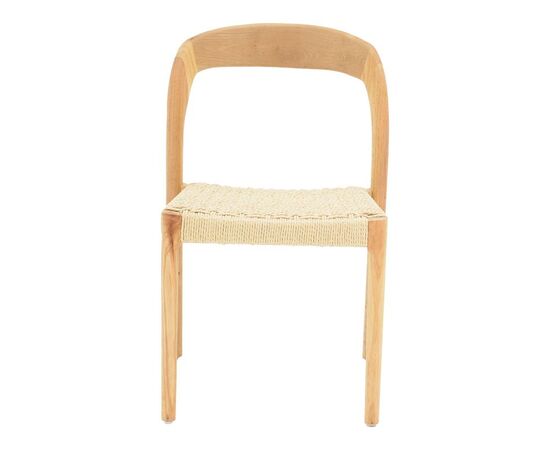 Καρέκλα Tavrine pakoworld σχοινί-rubberwood σε φυσική απόχρωση 47x59x78εκ - ΚΑΡΕΚΛΕΣ - ΠΟΛΥΘΡΟΝΕΣ ΕΣ. στο Milonadakis.gr