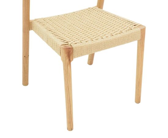Καρέκλα Tavrine pakoworld σχοινί-rubberwood σε φυσική απόχρωση 47x59x78εκ - ΚΑΡΕΚΛΕΣ - ΠΟΛΥΘΡΟΝΕΣ ΕΣ. στο Milonadakis.gr
