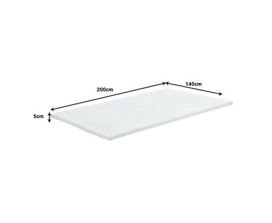 Ανώστρωμα Casmeriane pakoworld roll pack λευκό ύφασμα-memory foam 140x200x5εκ - ΣΤΡΩΜΑΤΑ ΥΠΝΟΥ & ΣΟΜΙΕΔΕΣ στο Milonadakis.gr