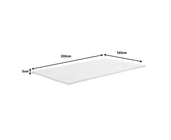 Ανώστρωμα Casmeriane pakoworld roll pack λευκό ύφασμα-memory foam 160x200x5εκ - ΣΤΡΩΜΑΤΑ ΥΠΝΟΥ & ΣΟΜΙΕΔΕΣ στο Milonadakis.gr