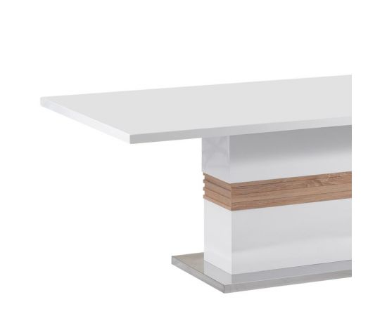 Τραπέζι Zoekrin Inart λευκό mdf 200x100x76εκ - ΤΡΑΠΕΖΙΑ ΚΟΥΖΙΝΑΣ στο Milonadakis.gr