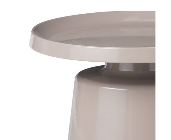 Βοηθητικό τραπέζι Ginoze Inart cappuccino μέταλλο Φ70x40εκ - ΒΟΗΘΗΤΙΚΑ ΤΡΑΠΕΖΑΚΙΑ στο Milonadakis.gr