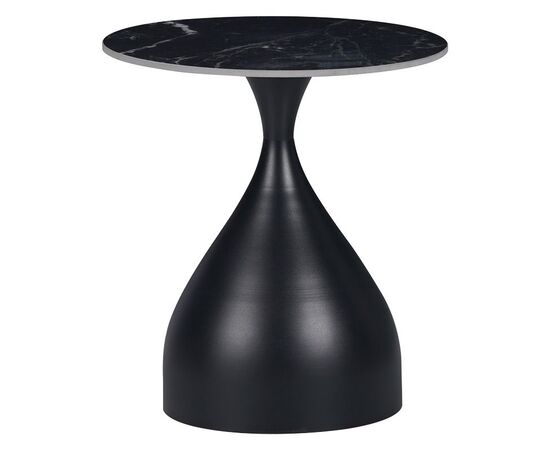 Βοηθητικά τραπέζια Kirkene Inart sintered stone σε απόχρωση μαύρο μαρμάρου με μαύρο μέταλλο 2τεμ - ΒΟΗΘΗΤΙΚΑ ΤΡΑΠΕΖΑΚΙΑ στο Milonadakis.gr