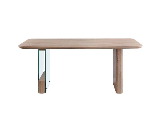 Tραπέζι Faghan pakoworld καφέ mdf 180x90x76εκ - ΤΡΑΠΕΖΙΑ ΚΟΥΖΙΝΑΣ στο Milonadakis.gr
