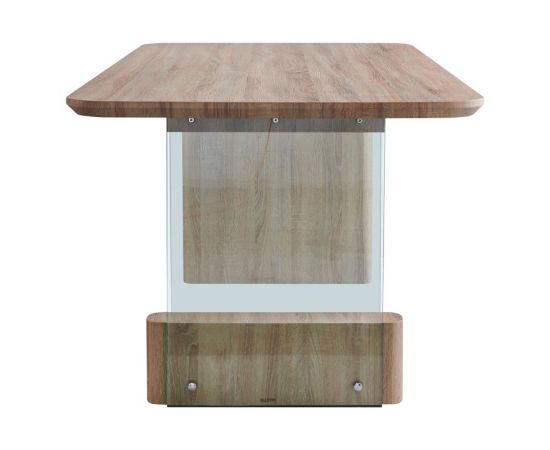 Tραπέζι Faghan pakoworld καφέ mdf 180x90x76εκ - ΤΡΑΠΕΖΙΑ ΚΟΥΖΙΝΑΣ στο Milonadakis.gr