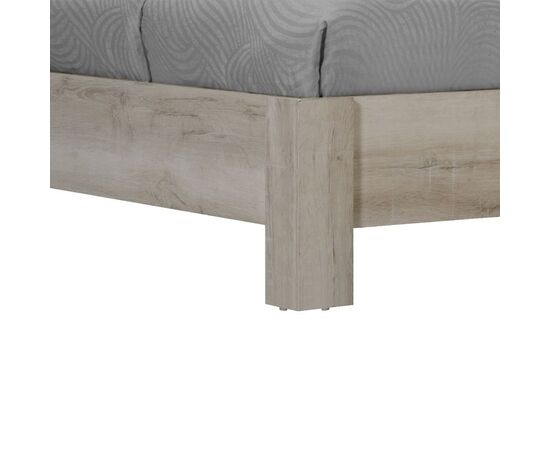 Κρεβάτι διπλό OLYMPUS pakoworld σε χρώμα castilo oak 140x200εκ - ΚΡΕΒΑΤΙΑ στο Milonadakis.gr