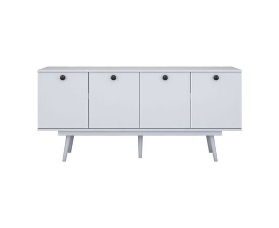 Μπουφές Salonde pakoworld λευκό μελαμίνης-λευκό pp πόδι 180x40x82.6εκ - ΜΠΟΥΦΕΔΕΣ-ΚΟΝΣΟΛΕΣ στο Milonadakis.gr