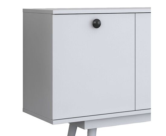Μπουφές Salonde pakoworld λευκό μελαμίνης-λευκό pp πόδι 180x40x82.6εκ - ΜΠΟΥΦΕΔΕΣ-ΚΟΝΣΟΛΕΣ στο Milonadakis.gr