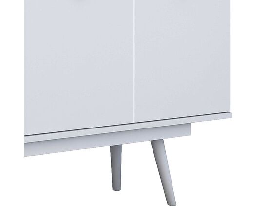 Μπουφές Salonde pakoworld λευκό μελαμίνης-λευκό pp πόδι 180x40x82.6εκ - ΜΠΟΥΦΕΔΕΣ-ΚΟΝΣΟΛΕΣ στο Milonadakis.gr