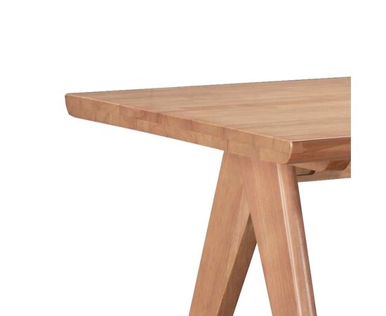 Τραπεζαρία Ditta-Winslow B pakoworld σετ 7τμχ ξύλο rubberwood σε ανοιχτό καρυδί χρώμα 180x85x75εκ - ΤΡΑΠΕΖΑΡΙΕΣ στο Milonadakis.gr