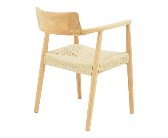 Πολυθρόνα Jojene pakoworld rubberwood και σχοινί σε φυσική απόχρωση 58x54x79εκ - ΚΑΡΕΚΛΕΣ - ΠΟΛΥΘΡΟΝΕΣ στο Milonadakis.gr