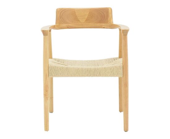 Πολυθρόνα Jojene pakoworld rubberwood και σχοινί σε φυσική απόχρωση 58x54x79εκ - ΚΑΡΕΚΛΕΣ - ΠΟΛΥΘΡΟΝΕΣ στο Milonadakis.gr