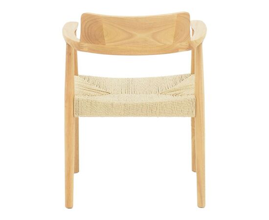 Πολυθρόνα Jojene pakoworld rubberwood και σχοινί σε φυσική απόχρωση 58x54x79εκ - ΚΑΡΕΚΛΕΣ - ΠΟΛΥΘΡΟΝΕΣ στο Milonadakis.gr