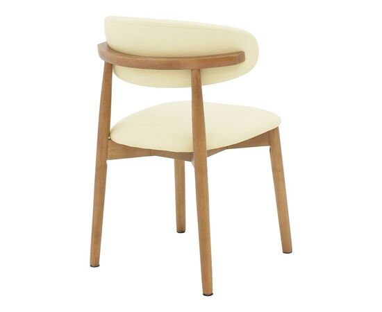 Καρέκλα Ubene pakoworld rubberwood και pu σε καρυδί και μπεζ απόχρωση 46x58x79εκ - ΚΑΡΕΚΛΕΣ - ΠΟΛΥΘΡΟΝΕΣ ΕΣ. στο Milonadakis.gr