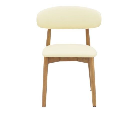 Καρέκλα Ubene pakoworld rubberwood και pu σε καρυδί και μπεζ απόχρωση 46x58x79εκ - ΚΑΡΕΚΛΕΣ - ΠΟΛΥΘΡΟΝΕΣ ΕΣ. στο Milonadakis.gr