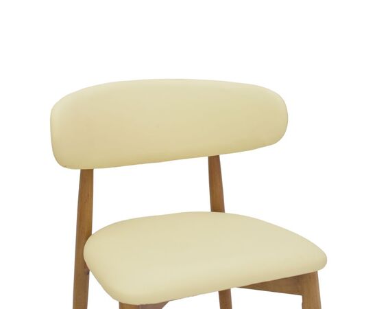 Καρέκλα Ubene pakoworld rubberwood και pu σε καρυδί και μπεζ απόχρωση 46x58x79εκ - ΚΑΡΕΚΛΕΣ - ΠΟΛΥΘΡΟΝΕΣ ΕΣ. στο Milonadakis.gr